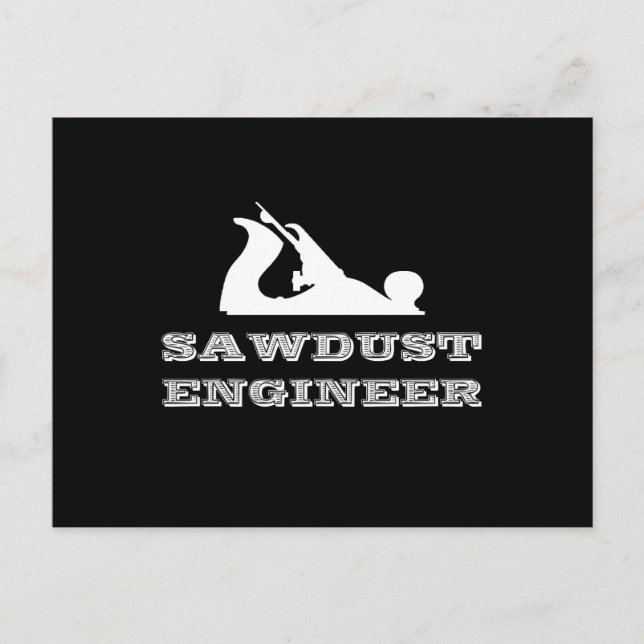 Postal Ingeniero de serrín (Anverso)