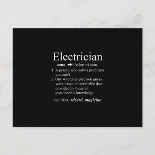 Postal Ingeniero Electrónico De Definición Electricista D