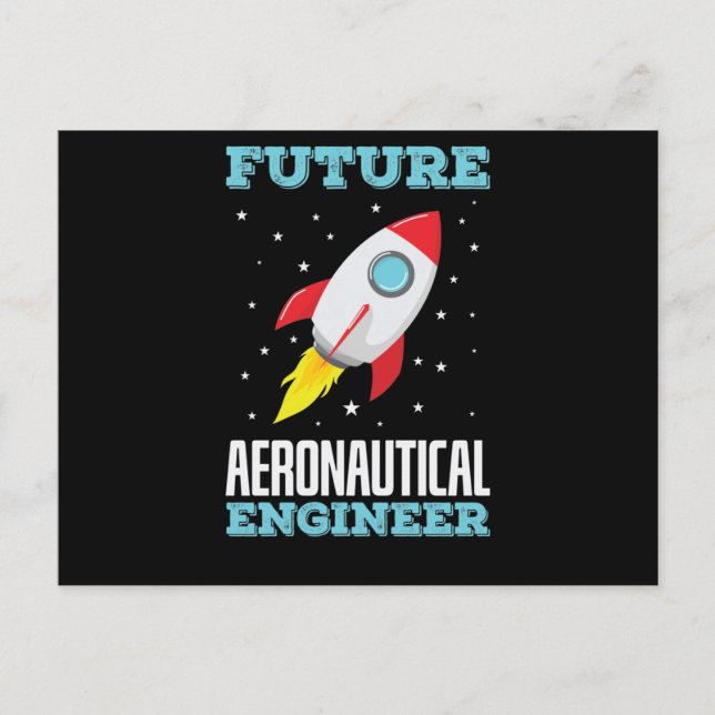 Postal Ingeniero Futuro Ingeniero Aeronáutico (Anverso)