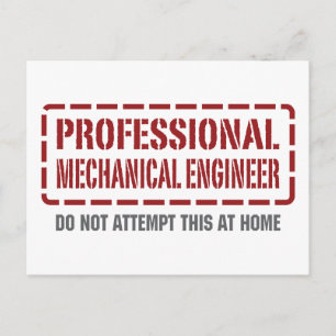 Postal Ingeniero mecánico profesional