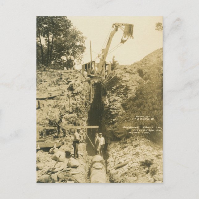 Postal INGENIERO OPERATIVO DE grúa y pala noroeste 29 (Anverso)