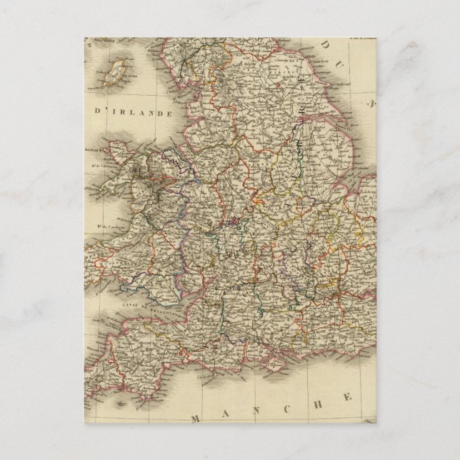 Postal Inglaterra, Gales (Anverso)