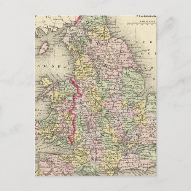 Postal Inglaterra, Gales 4 (Anverso)