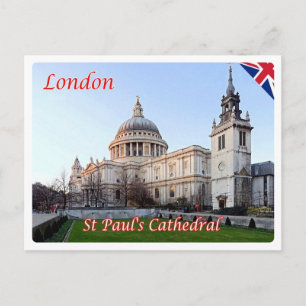 Postal Inglaterra - Londres - Catedral de San Pablo -