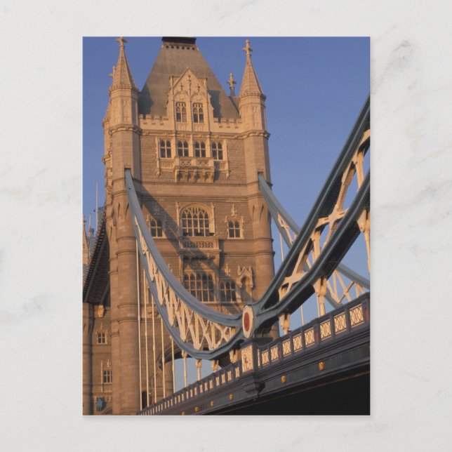 Postal Inglaterra, Londres, El Puente de la Torre (Anverso)