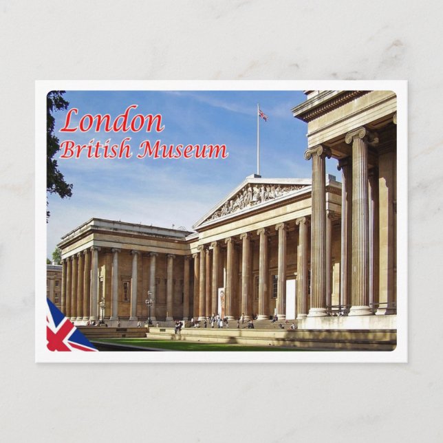 Postal Inglaterra - Londres - Museo británico - (Anverso)
