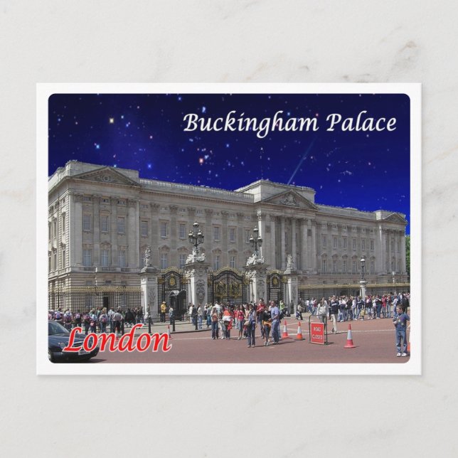 Postal Inglaterra - Londres - Palacio de Buckingham - (Anverso)