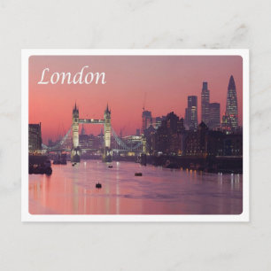 Postal Inglaterra - Londres - Río Támesis -