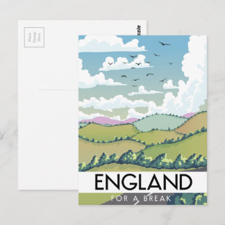 Postal Inglaterra para un descanso.