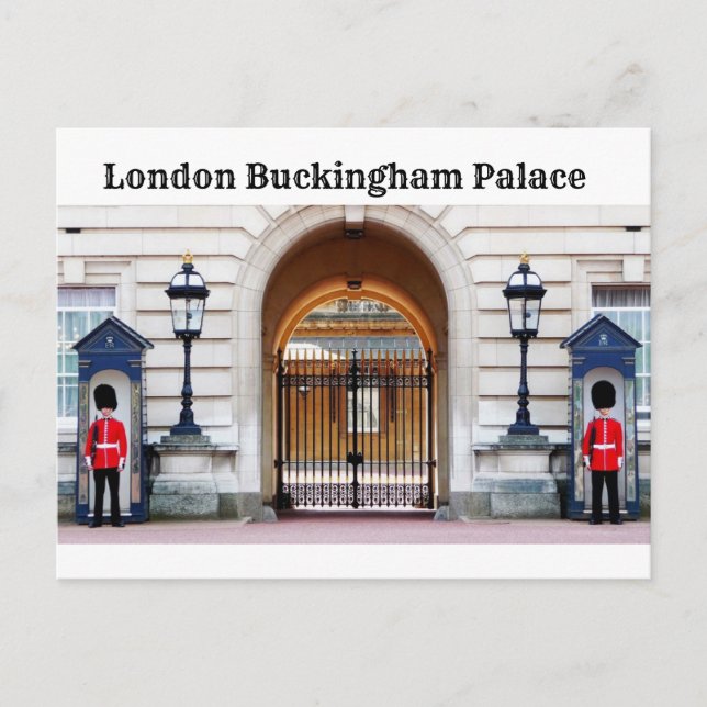 Postal Inglaterra Turismo Londres Buckingham Palace Postc (Anverso)