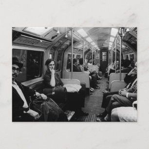 Postal Inglaterra vintage Londres ferrocarril interior de