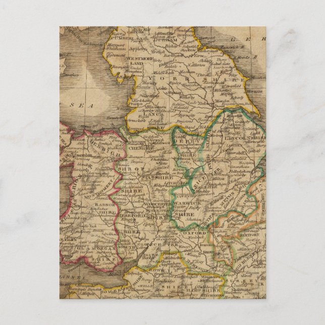 Postal Inglaterra y Gales 4 (Anverso)