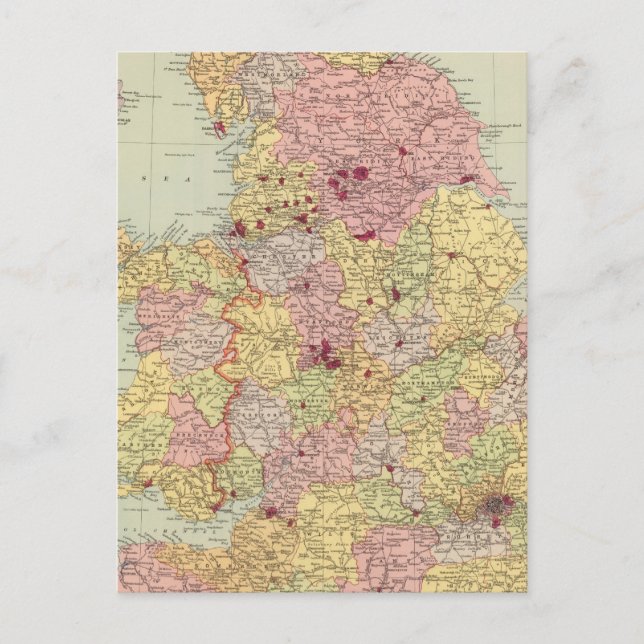 Postal Inglaterra y Gales 5 (Anverso)