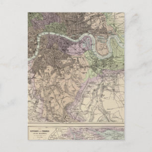 Postal Inglaterra y Gales - Ciudades, puertos y puertos