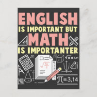 Inglés pero la matemática es más importante, matem