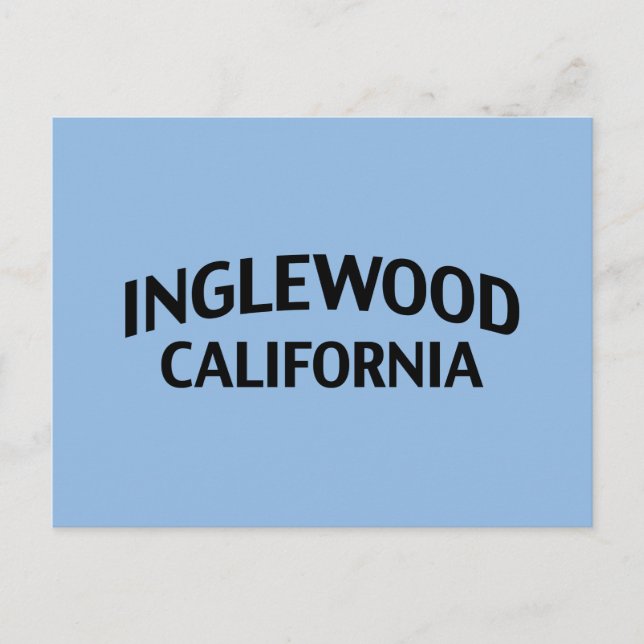 Postal Inglewood California (Anverso)