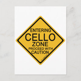 Postal Ingresando a la zona Cello
