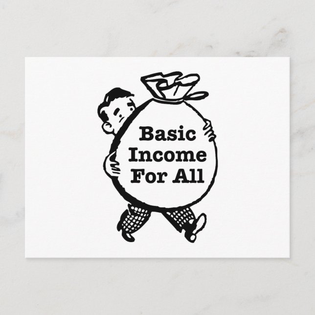 Postal Ingresos Básicos Para Todos (Anverso)