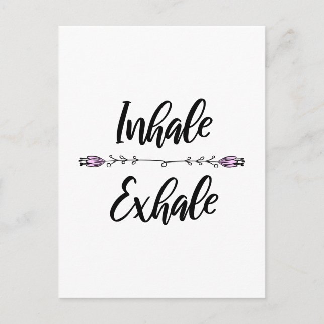 Postal Inhale Exhale (Anverso)