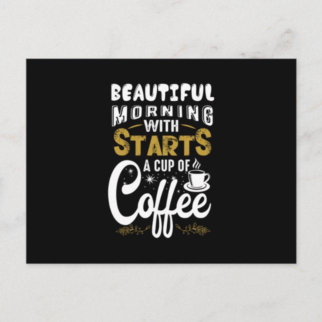 Postal Inicia una Copa de Café (Anverso)