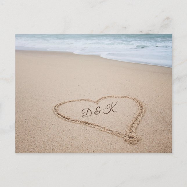 Postal Inicial | Beach Love I (Anverso)
