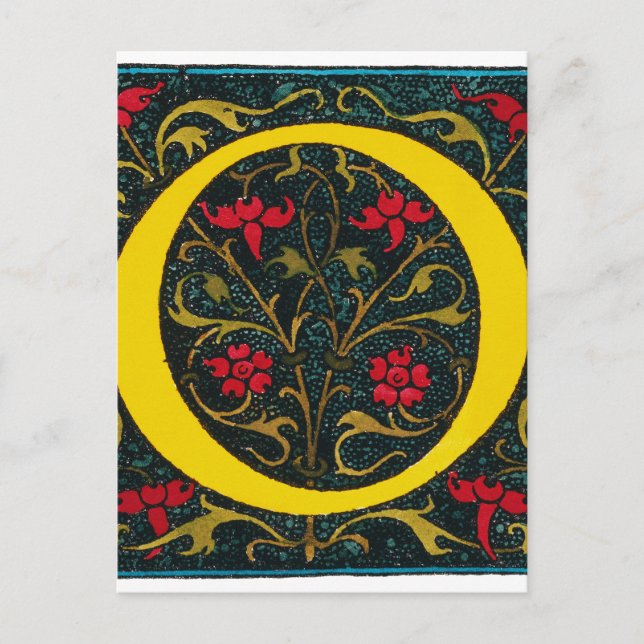 POSTAL INICIAL O, 1520. (Anverso)