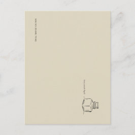 Postal Ink Pot Minimalist Book Lover