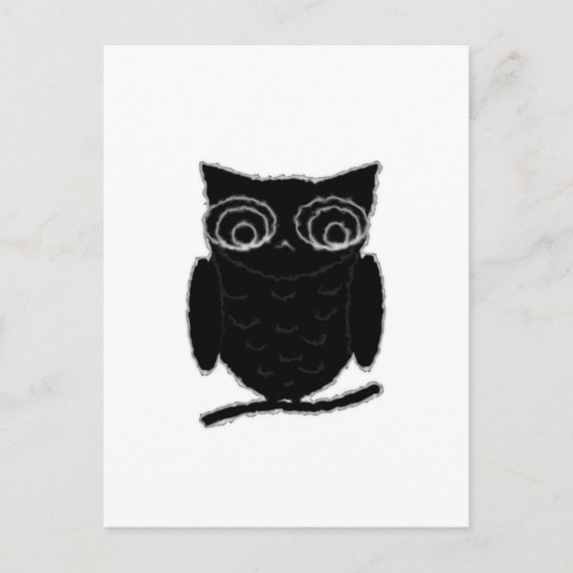 Postal Inkblot Owl (Anverso)