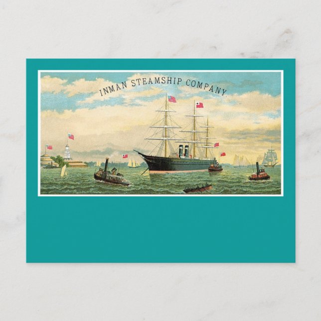 Postal Inman Steamship Company (Anverso)