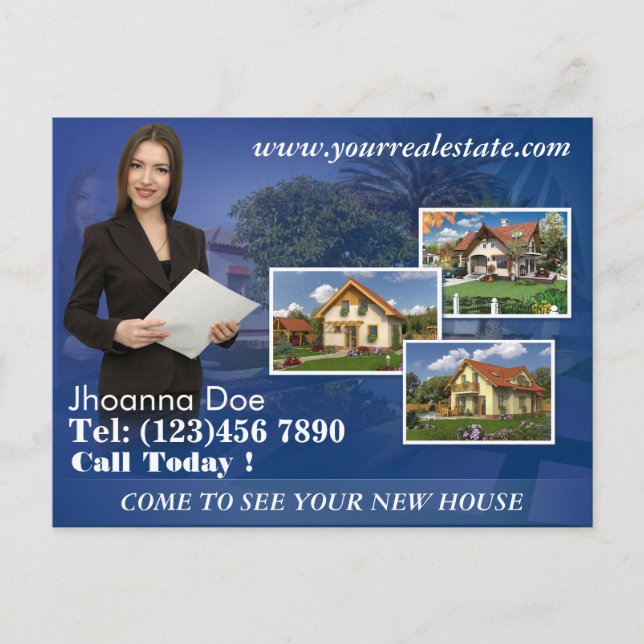 Postal inmobiliaria (Anverso)