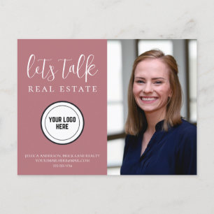 Postal Inmobiliaria de información de contacto profesiona