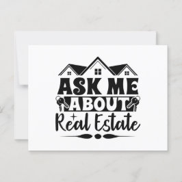 Postal inmobiliaria de marketing inmobiliario