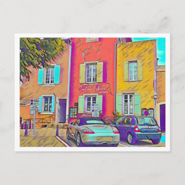 POSTAL INMUEBLES FRANCESES/COLORIDOS (Anverso)