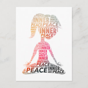 Postal Inner Peace-Stay positivo