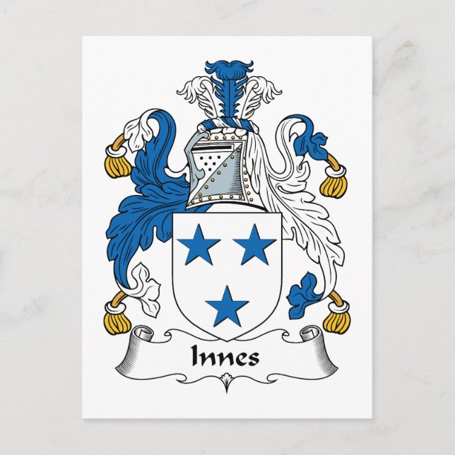 Postal Innes Family Crest (Anverso)