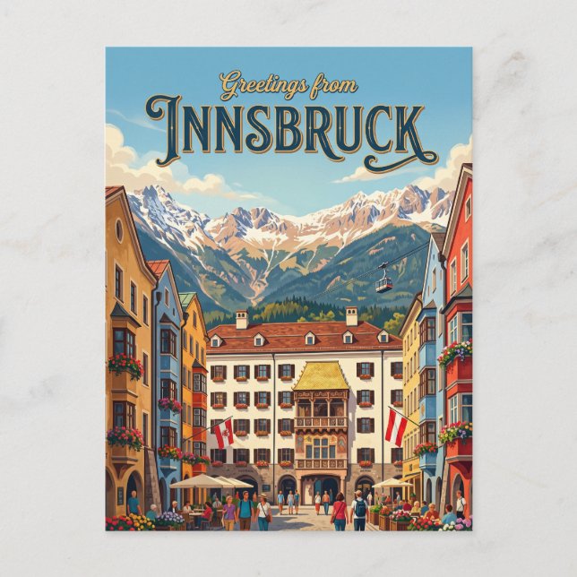 Postal Innsbruck Austria (Anverso)