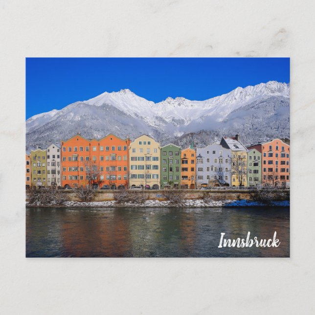 Postal Innsbruck Austria Travel Photo (Anverso)