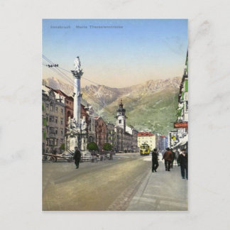 Postal Innsbruck, Maria Theresa Strasse, tranvía