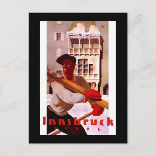 Postal "Innsbruck" Poster de Viajes Vintage
