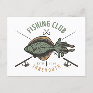Postal Innsmouth Fishing Club Lovecraft