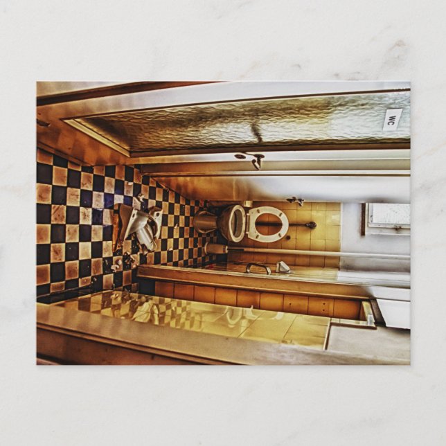 Postal inodoro abandonado (Anverso)