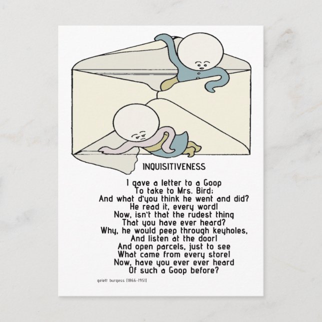 Postal Inquisitividad - Los bancos (Anverso)