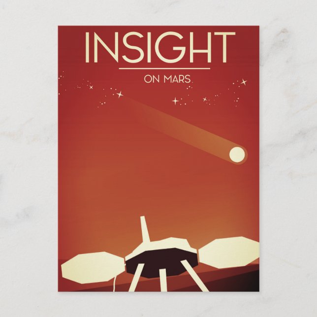 Postal Insight Mars Lander Space Art (Anverso)