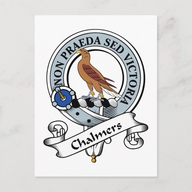 Postal Insignia de clan Chalmers (Anverso)