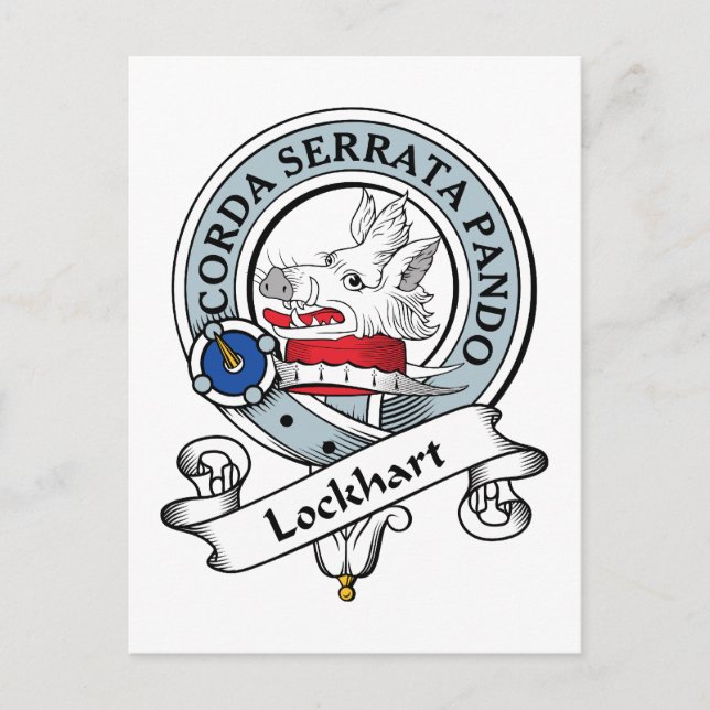 Postal Insignia de clan de Lockhart (Anverso)