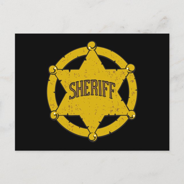 Postal Insignia de estrella de Sheriffs (Anverso)