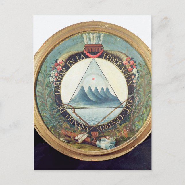 Postal Insignia de la Federación de Guatemala (Anverso)