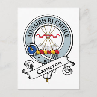 Postal Insignia de los clanes de Cameron