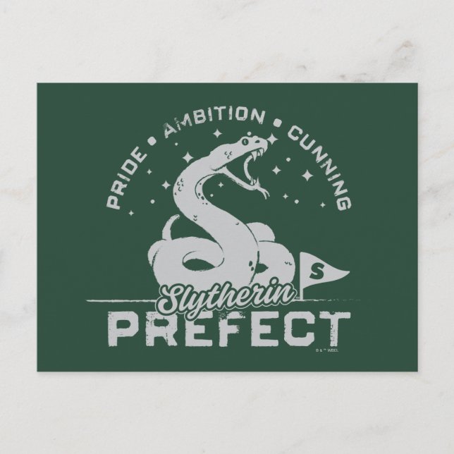 Postal Insígnia de Prefecto de SLYTHERIN™ (Anverso)