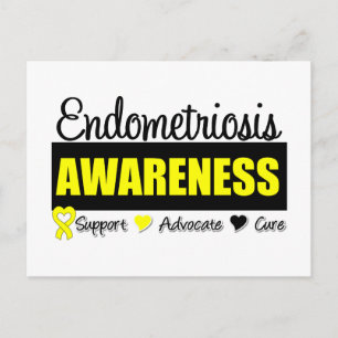 Postal Insignia de sensibilización sobre la endometriosis